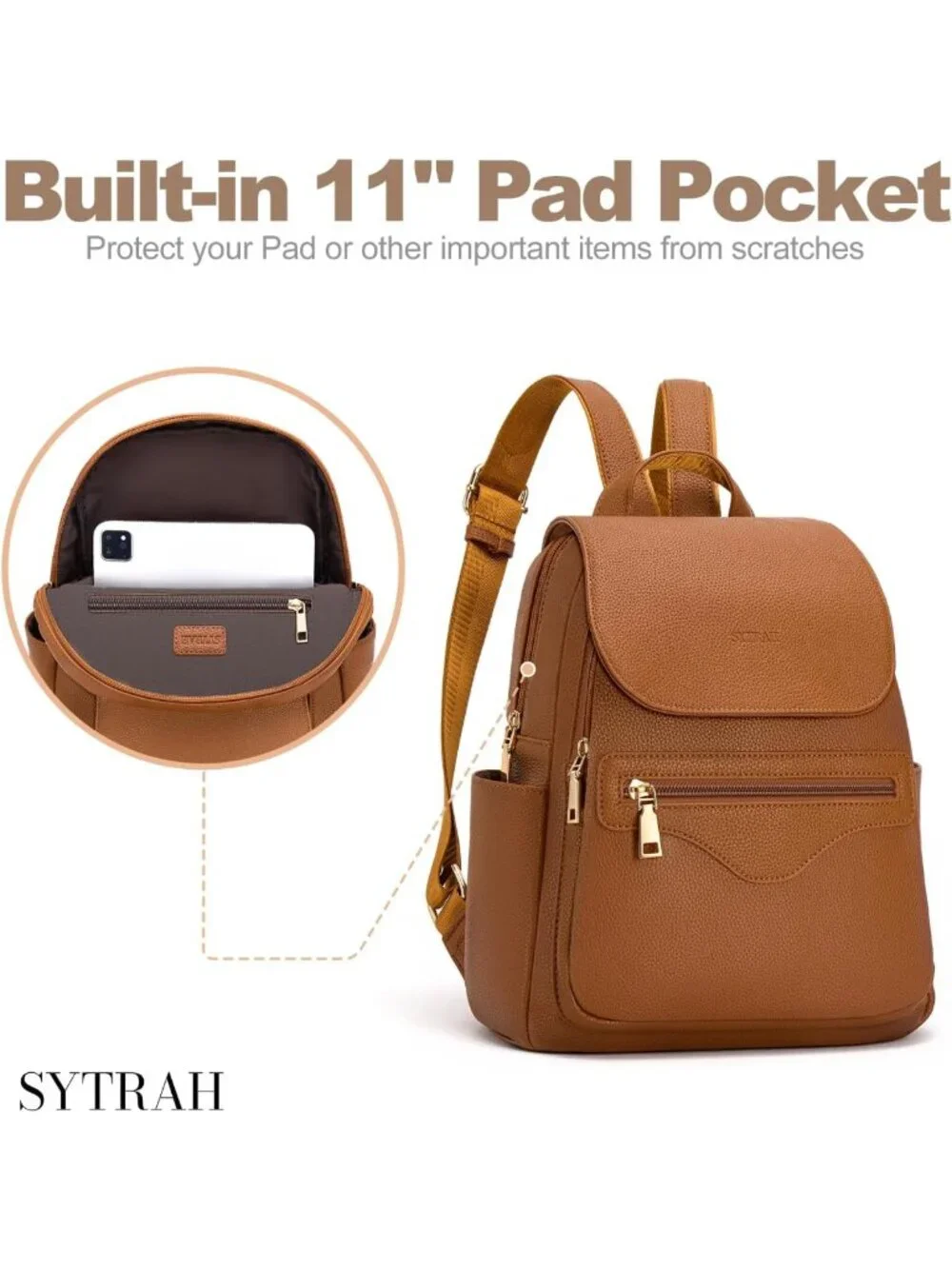 Stylish Mini Backpack Purse for Women | RFID Wallet, 10-Pocket Travel Daypack